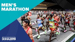 Mens Marathon  World Athletics Championships Doha 2019 [upl. by Yzzo]