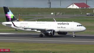 Volaris N528VL Airbus A320neo Takeoff Portland PDX [upl. by Marabelle]