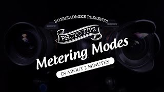 Metering modes in about 2 minutes Sony A7iii [upl. by Ieso]