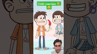 Eating chilli reaction funny memes animation cartoon doraemon talkingtom [upl. by Shig477]