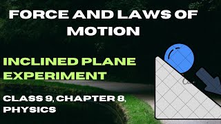 Physics  Inclined Plane experiment by Galileo  Force and Laws of Motion  Class 9  Science [upl. by Giesecke]