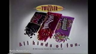 1992 Twizzlers Licorice Goodies Nibs Commercial All Kinds Of Fun [upl. by Euv885]