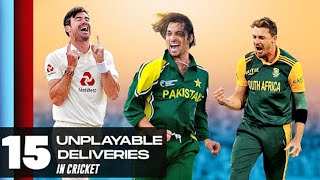 15 CRAZIEST Unplayable Deliveries In Cricket History [upl. by Misha84]