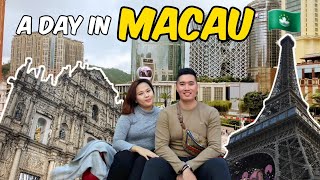 MACAU TRAVEL GUIDE 1 DAY ITINERARY FROM HONG KONG TO MACAU  MACAU VLOG [upl. by Rudolf276]