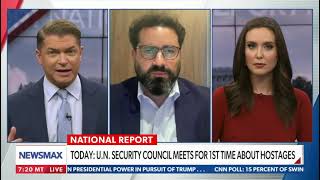 Hillel Neuer on Newsmax quotThe only thing worse than the UN staying silent is when they speakquot [upl. by Inaflahk]