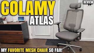 My Favorite Ergonomic Mesh Chair So Far  Colamy Atlas Chair Review [upl. by Flinn]