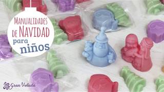 Hacer manualidades para Navidad con niños [upl. by Annoled]