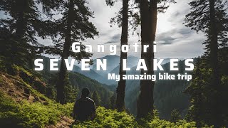 Seven Lakes in majestic Harshil Valley  My amazing bike trip [upl. by Eidarb]