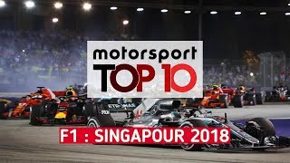 Les 10 faits marquants du GP de Singapour [upl. by Avirt233]