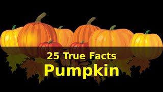 25 True Facts about PUMPKIN for Kids with audioKids Educational Videos [upl. by Akihsay198]