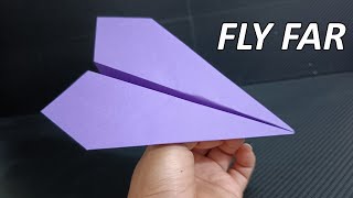 How To Make EASY Paper Airplanes that FLY FAR [upl. by Eidualc]