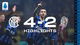 INTER 42 AC MILAN  HIGHLIGHTS  A comeback for the ages 😍⚫🔵 [upl. by Frodin]