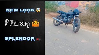 Modified splonder bike 🔥 New sticker 🤯 viral modified splendor vlog tranding [upl. by Season]