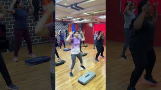 Aerobics exercise for beginners  Aerobics workout with dumbbells  weightloss shorts [upl. by Enelrahs159]