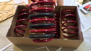 Eibach Sportline Lowering Springs Unboxing [upl. by Stanford]