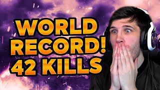 42 KILL PUBG WORLD RECORD GaGOD 1 v SQUADS [upl. by Erual]