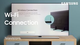 How to connect your TV to a WiFi Network  Samsung US [upl. by Ila]