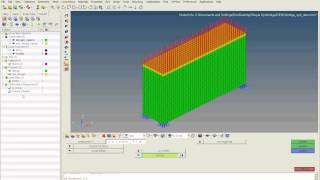 Topology Optimization setup demonstration in HyperMesh 110 [upl. by Honeyman]