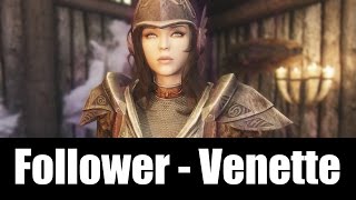 Skyrim Mods  Follower Venette 4kHD [upl. by Lisbeth]