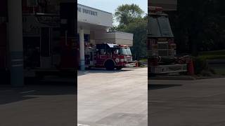 Bourbonnais fire protection district Tender 63 responding code 3 [upl. by Monafo]