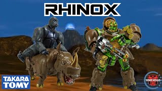 Takara Tomy Transformers Masterpiece MP59 Beast Wars Rhinox [upl. by Worth]