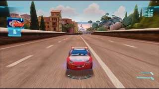 Cars 2  Daredevil Lightning 4 Laps  Casino Tour  Johan EPG [upl. by Eeslek]