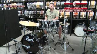 Pearl Reference 4 Piece Drum Set Demo with Coated Remo Heads [upl. by Elletsirk627]