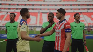 América Vs Chivas Efootball 2024 Liga Mx Modo Liga [upl. by Basilio]