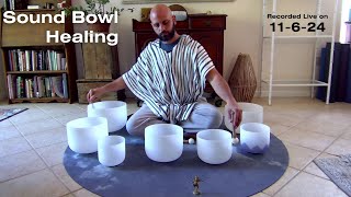 Sound Bowl Healing  45 Mins  11624  432hz SoundBowlHealing PeaceAndLove [upl. by Akiem]