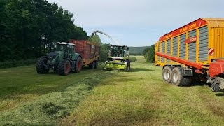 360 Grad Cab View 2 Schnitt Mähen Schwaden Häckseln Verdichten Gülle fahren [upl. by Vinson248]