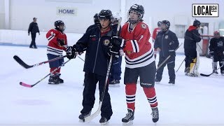 Chicago Blackhawks Blind Hockey Team  Localish [upl. by Petromilli]