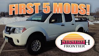 My First 5 Mods to My Nissan Frontier [upl. by Yaresed]