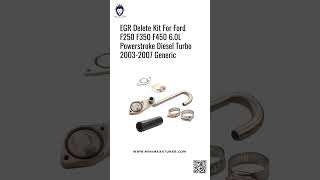 EGR Delete Kit For Ford F250 F350 F450 60L Powerstroke Diesel Turbo 20032007 Generic [upl. by Mehala]