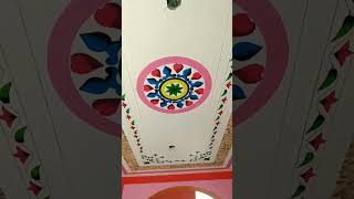 ceiling flower painting design [upl. by Agripina]