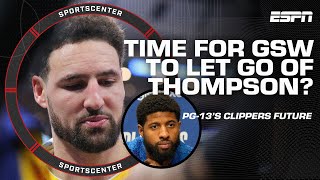 END OF AN ERA 😦 Klay Thompson amp Paul George may be ON THE MOVE this NBA offseason 👀  SportsCenter [upl. by Lenaj]