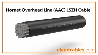 Hornet Overhead Line AAC LSZH cable animation [upl. by Bernardine582]