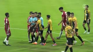 Referee ends match too early Balestier amp Tampines players fume over decision  SPL 2024 Moments [upl. by Doowle]