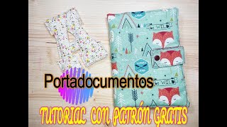 PORTADOCUMENTOS TUTORIAL PATRON GRATIS [upl. by Valtin465]