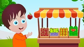 Fruits Song for Childrens With Lyrics [upl. by Ardith]