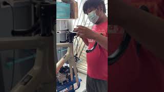 Installing Handlebars Adjusting Headset  Yoeleo R11 Build [upl. by Tioneb]