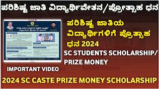 prize money scholarship for sc st students 2024  prize money scholarship 2024  prize money 2024 [upl. by Rodd]