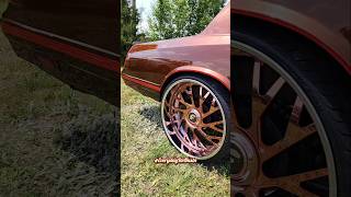 🔥🔥 Chevrolet Monte Carlo SS on rose gold 24quot Forgiato Sincros  First Family on 30s carshow [upl. by Sybila]