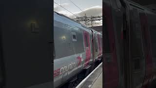 Cross Country pulls into Coventry Station October 24 from Leamington [upl. by Nahtan226]