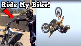 Electric Dirt Bike Cheating At X Games 2024 [upl. by Liw]