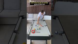 Mini pool table 8 ball break and run ✅ with commentary billiards 8ballpool [upl. by Briny446]