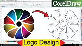 3D Logo Design in Coreldraw  Corel Draw Tutorial  Logo Tutorial Coreldraw [upl. by Garek]