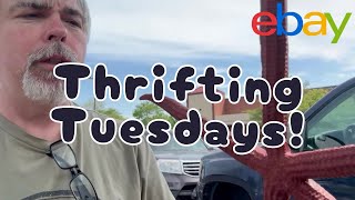 Thrifting Tuesdays  Buying Stuff to Sell on eBay [upl. by Latreece967]