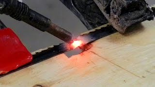 Welding A Broken Band Saw Blade And Other Fun Stuff [upl. by Mongeau103]