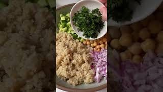 HighProtein Quinoa Salad The Perfect 20Minute Vegetarian Lunch [upl. by Vittoria]