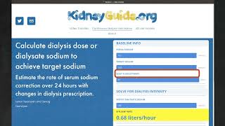 hyponatremia management on continuous dialysis [upl. by Geraud553]